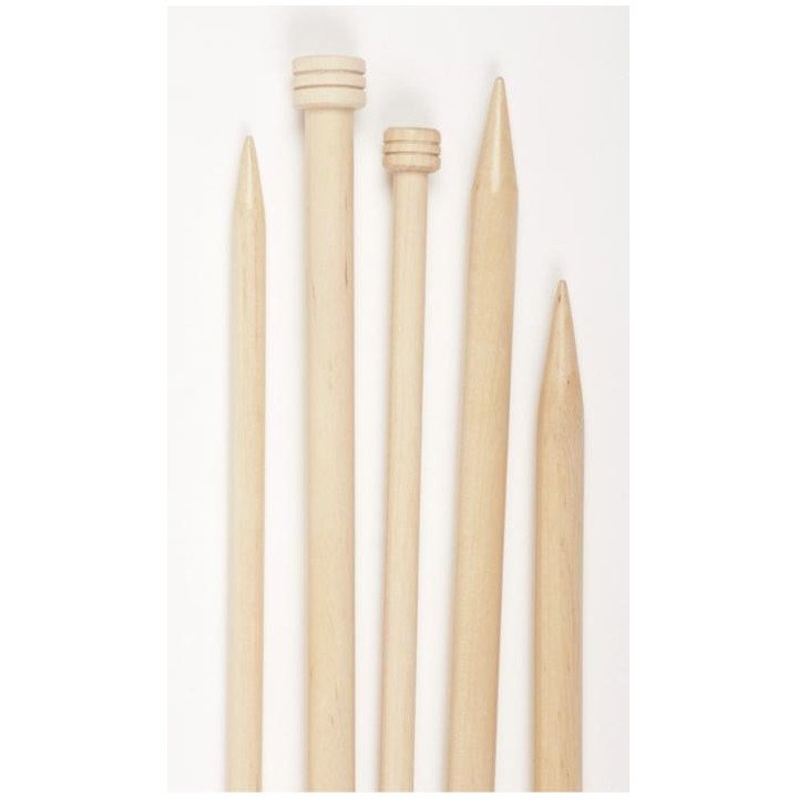 Agujas rectas abedul - DROPS basic