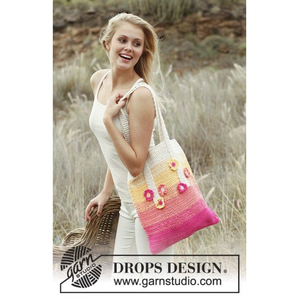 Tropical Fun - Bolso tejido a ganchillo