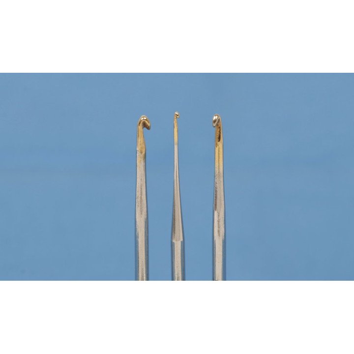 Ganchillo de acero inoxidable