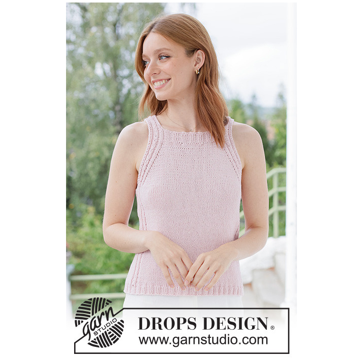 patrón top tejido Daisy Kiss Top